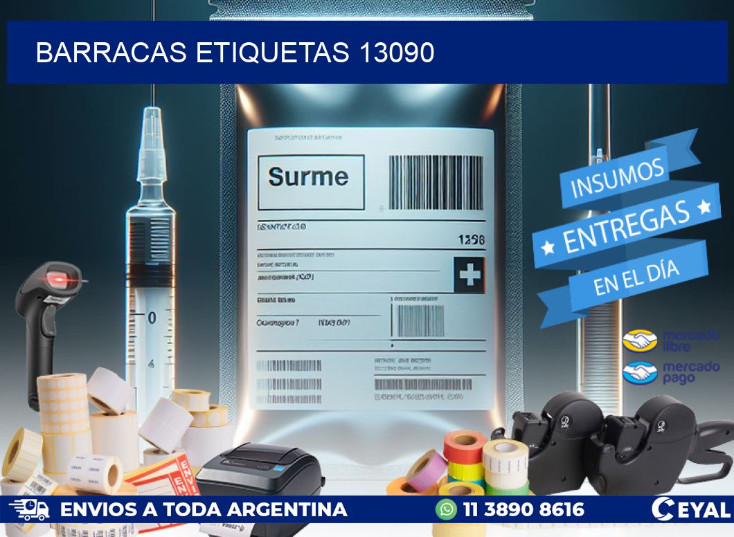 Barracas etiquetas 13090