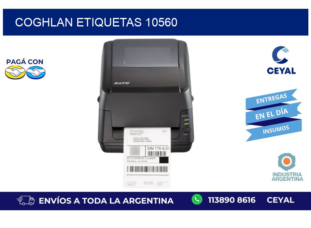 Coghlan etiquetas 10560