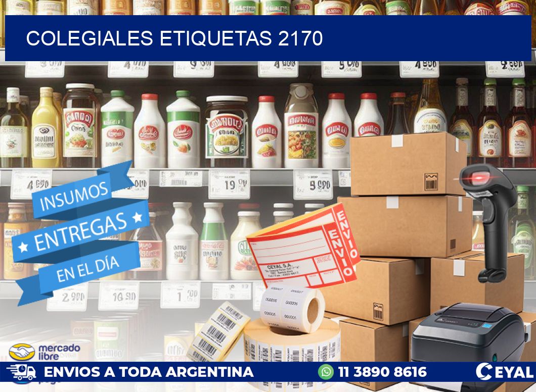 Colegiales etiquetas 2170
