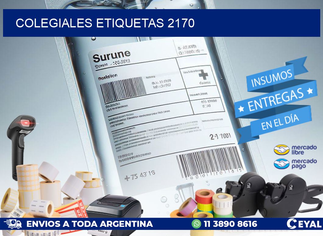Colegiales etiquetas 2170