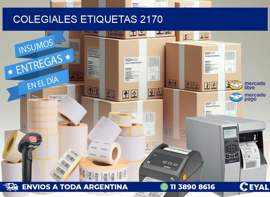 Colegiales etiquetas 2170