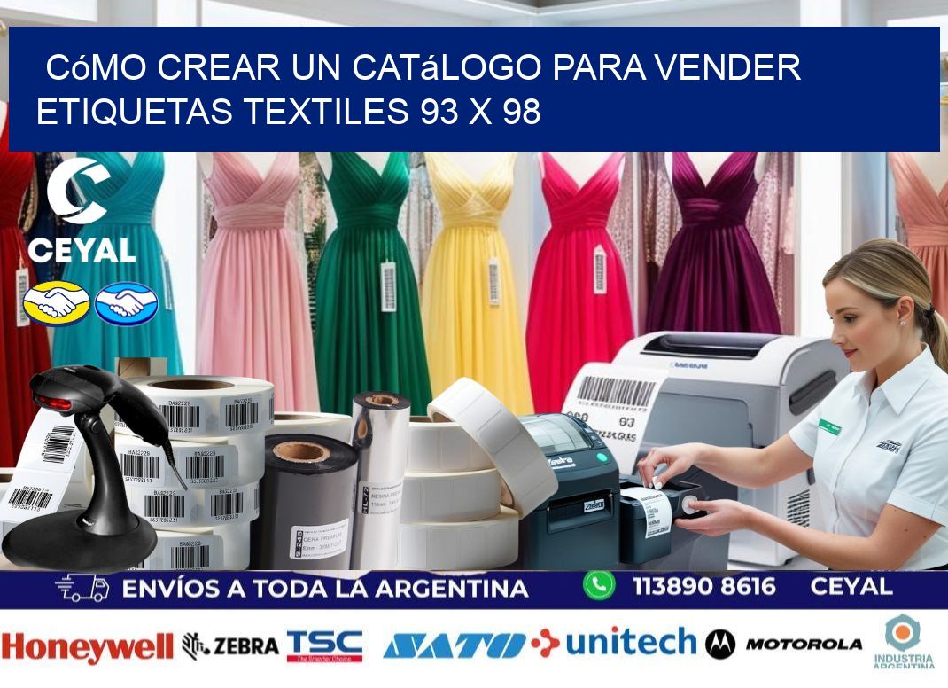 Cómo Crear un Catálogo para Vender Etiquetas Textiles 93 x 98