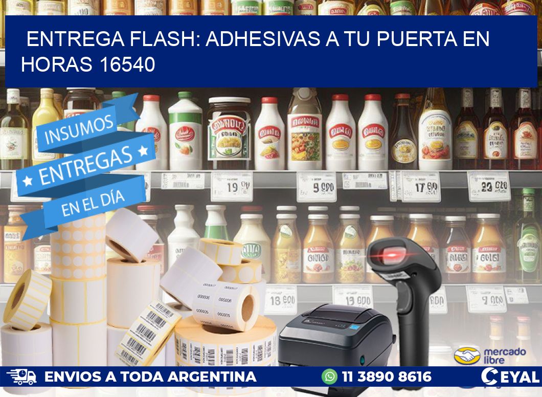 Entrega Flash: Adhesivas A Tu Puerta en Horas 16540