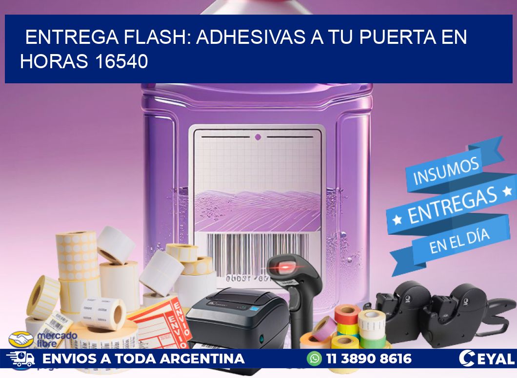 Entrega Flash: Adhesivas A Tu Puerta en Horas 16540