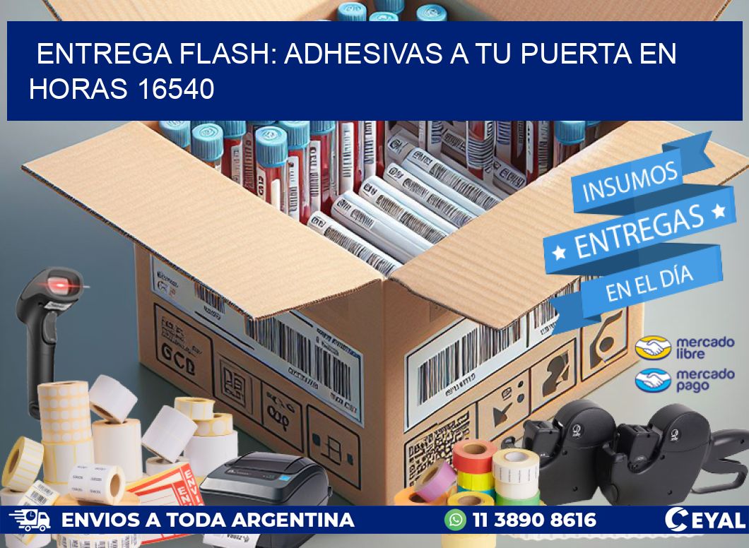 Entrega Flash: Adhesivas A Tu Puerta en Horas 16540