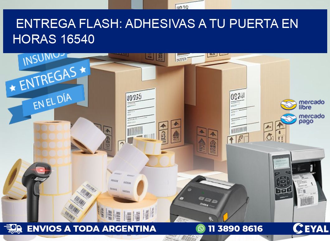 Entrega Flash: Adhesivas A Tu Puerta en Horas 16540
