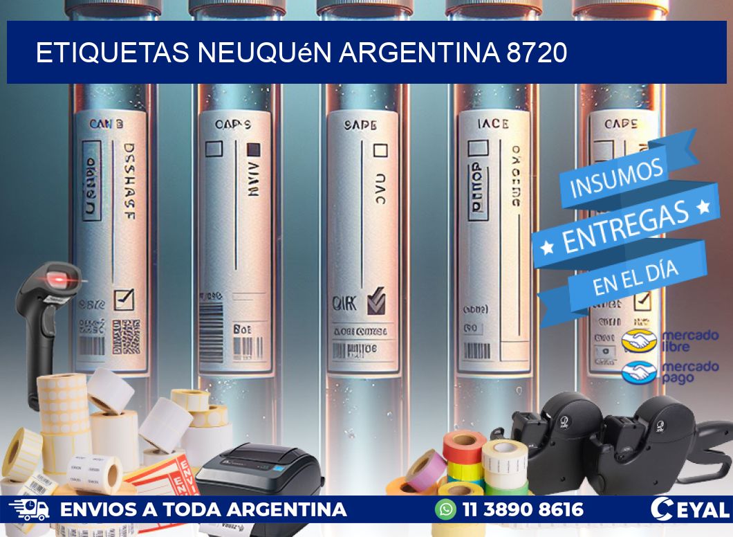 Etiquetas Neuquén Argentina 8720