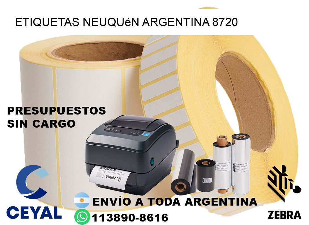 Etiquetas Neuquén Argentina 8720