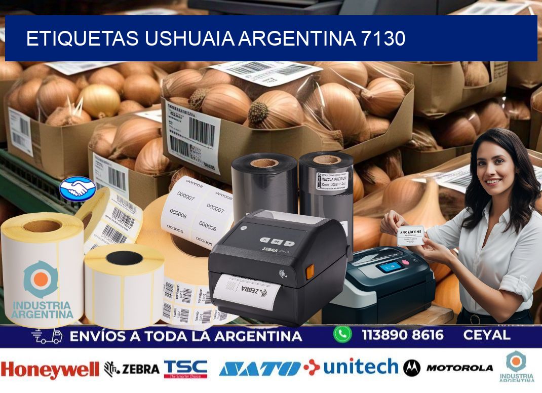 Etiquetas Ushuaia Argentina 7130