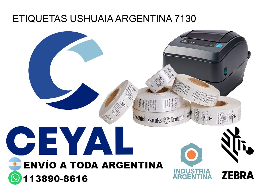 Etiquetas Ushuaia Argentina 7130