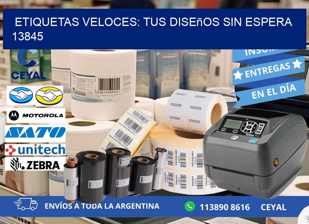 Etiquetas Veloces: Tus Diseños sin Espera 13845