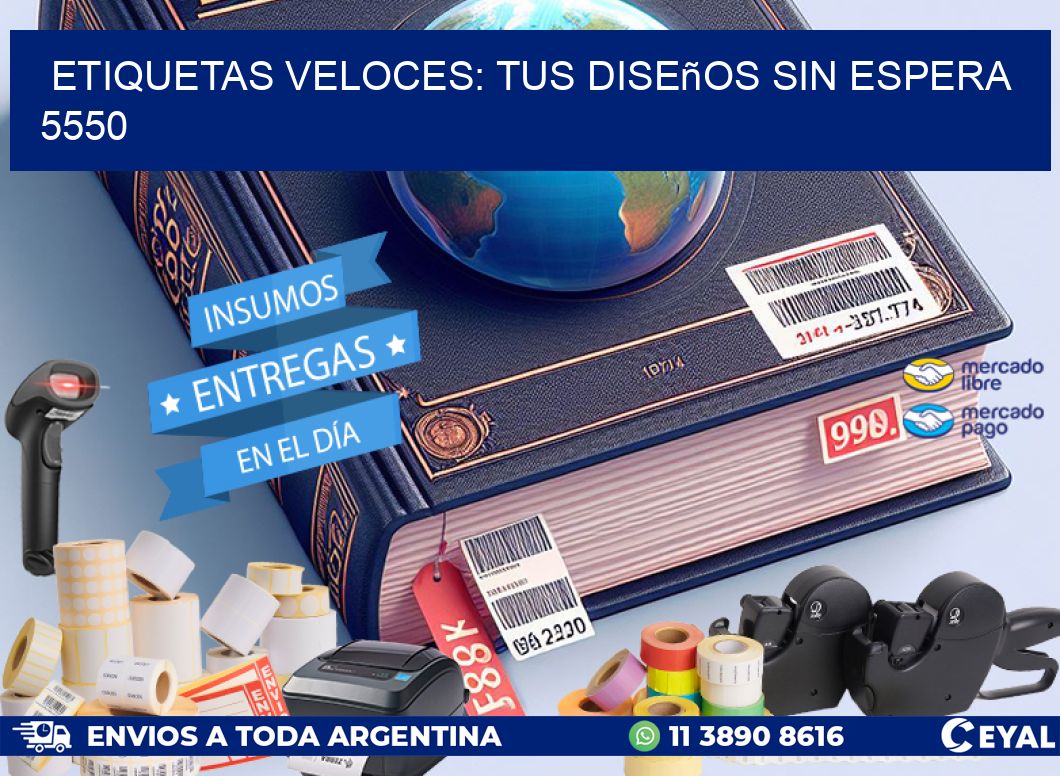 Etiquetas Veloces: Tus Diseños sin Espera 5550