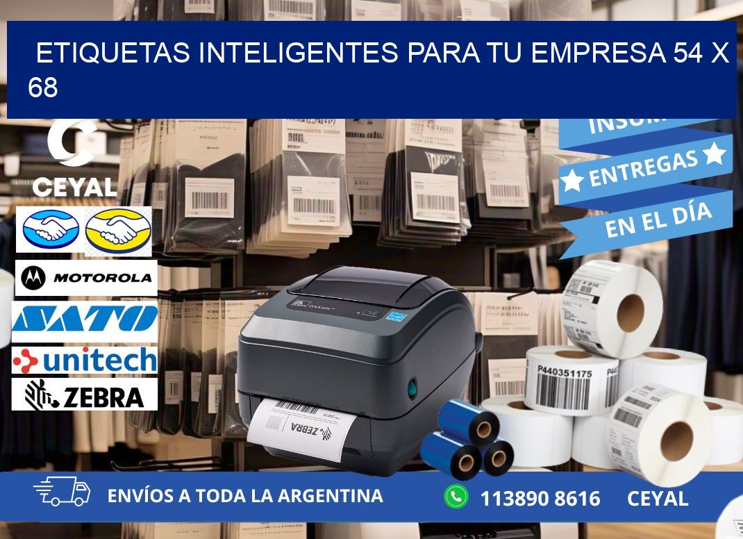 Etiquetas inteligentes para tu empresa 54 x 68