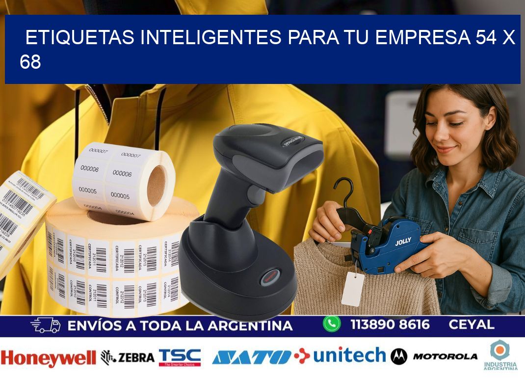 Etiquetas inteligentes para tu empresa 54 x 68