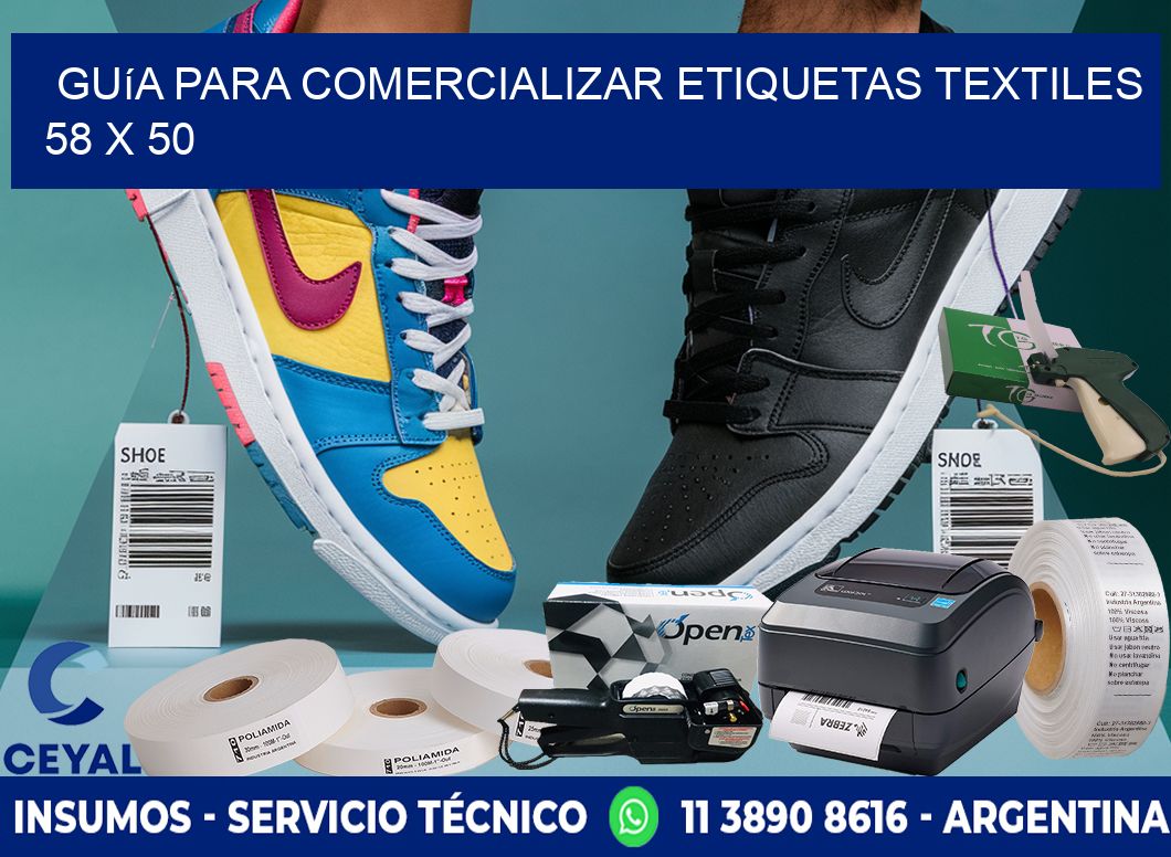 Guía para Comercializar Etiquetas Textiles 58 x 50