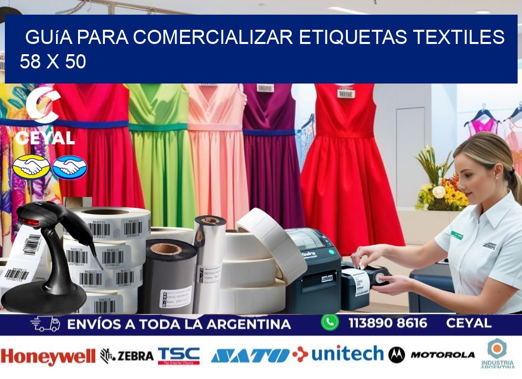 Guía para Comercializar Etiquetas Textiles 58 x 50