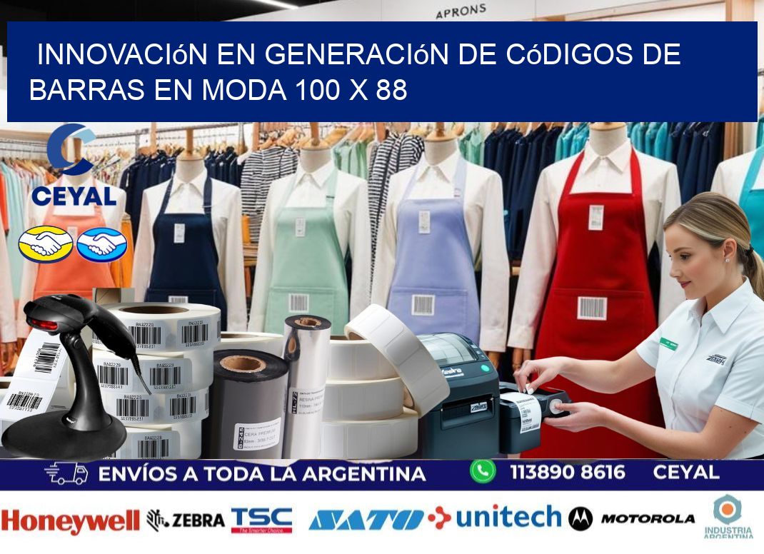 Innovación en Generación de Códigos de Barras en Moda 100 x 88