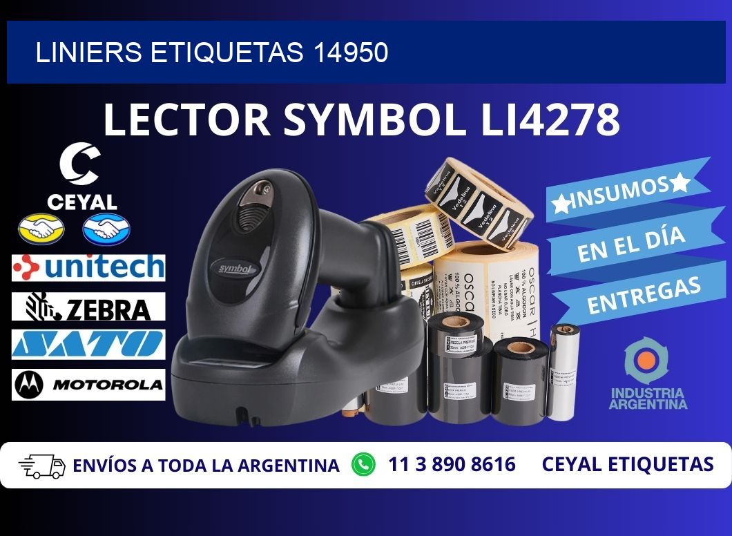 Liniers etiquetas 14950