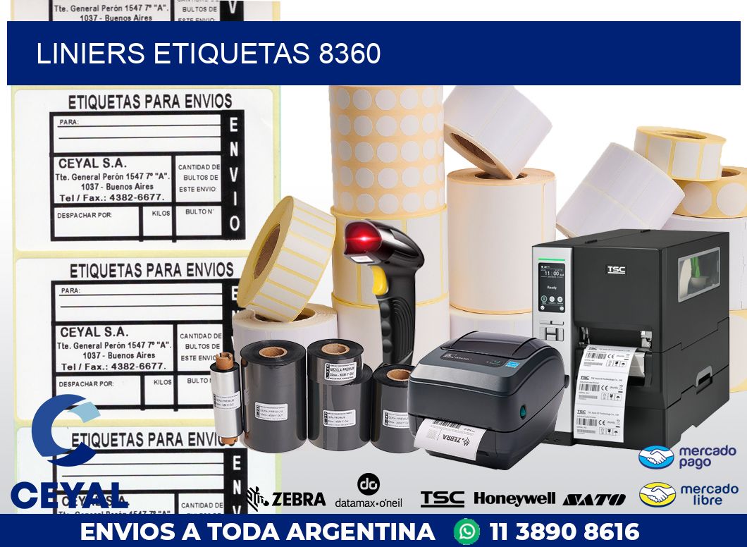 Liniers etiquetas 8360