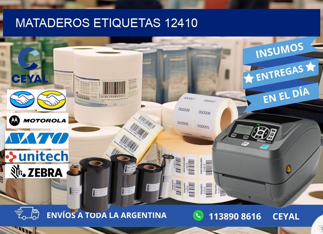 Mataderos etiquetas 12410