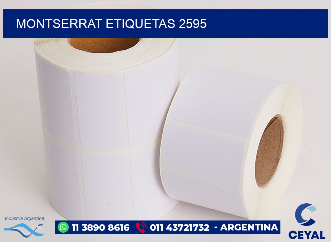 Montserrat etiquetas 2595