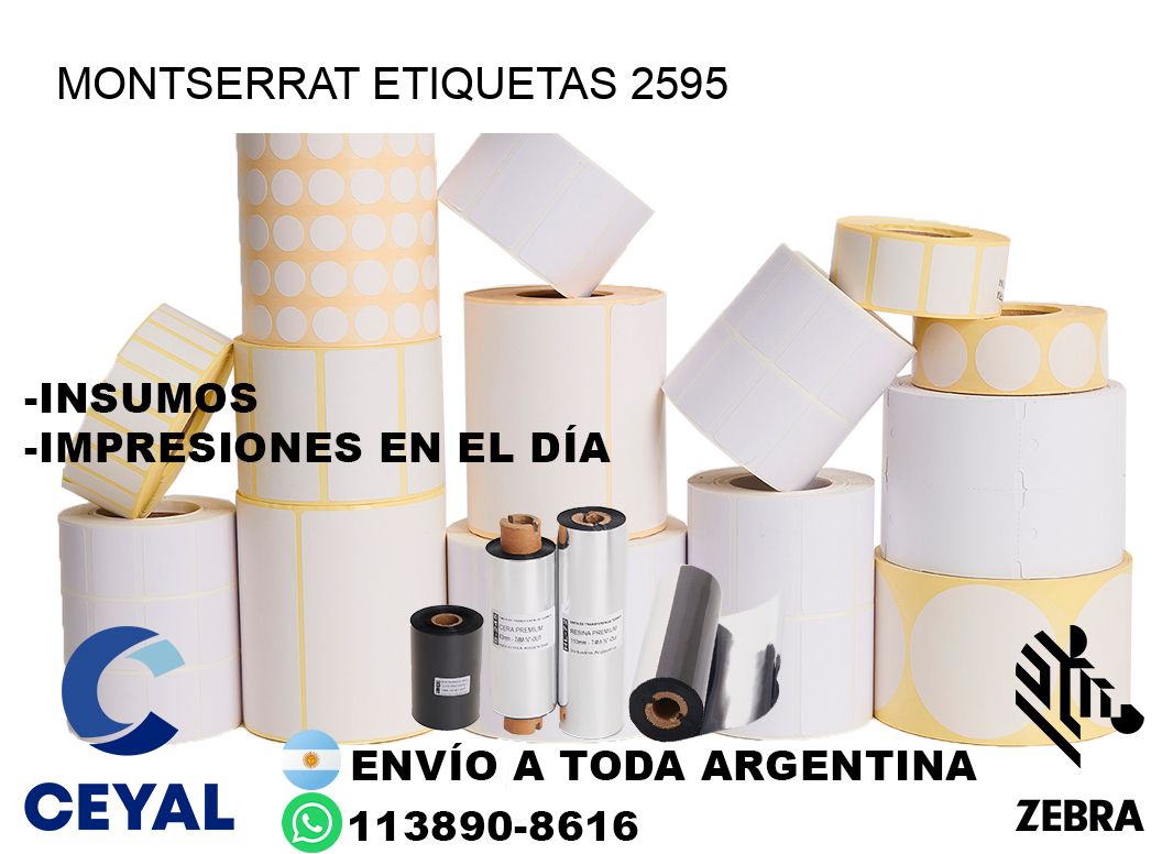 Montserrat etiquetas 2595
