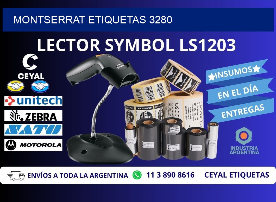 Montserrat etiquetas 3280