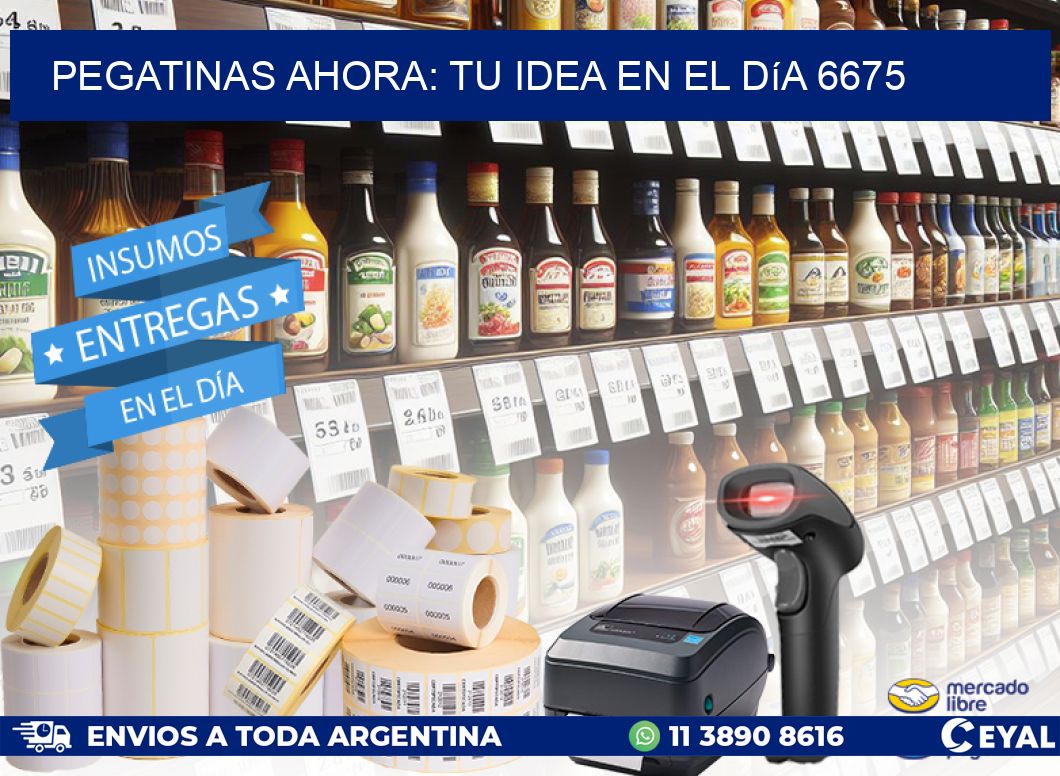Pegatinas Ahora: Tu Idea en el Día 6675