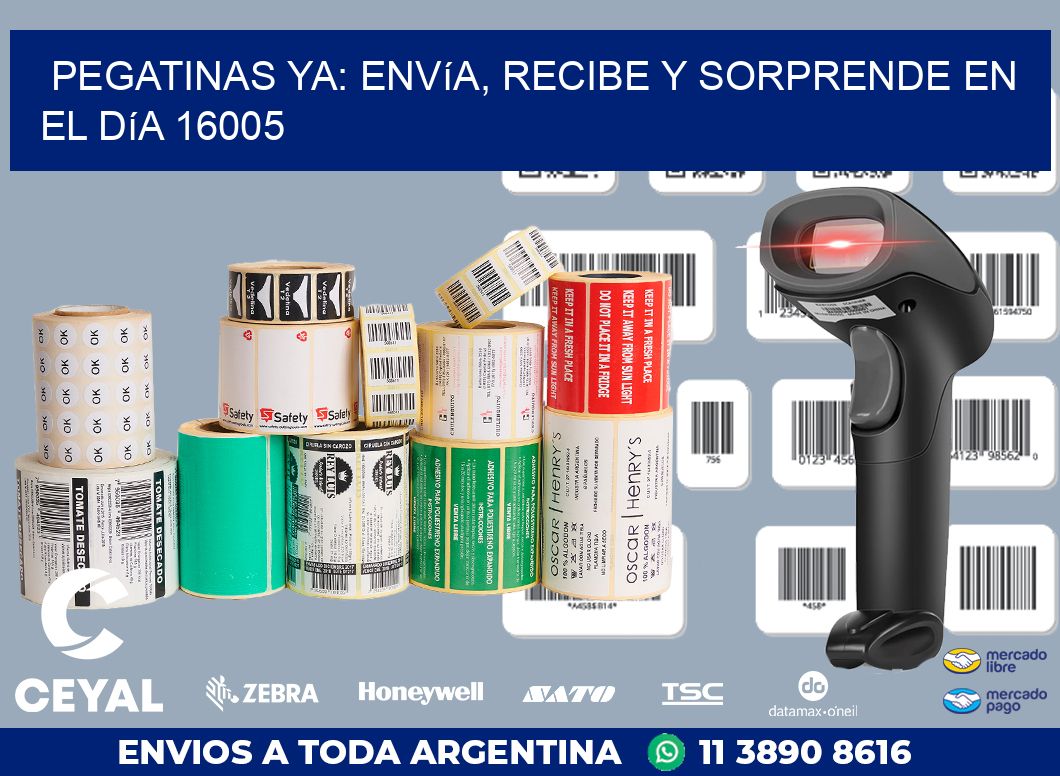 Pegatinas Ya: Envía, Recibe y Sorprende en el Día 16005
