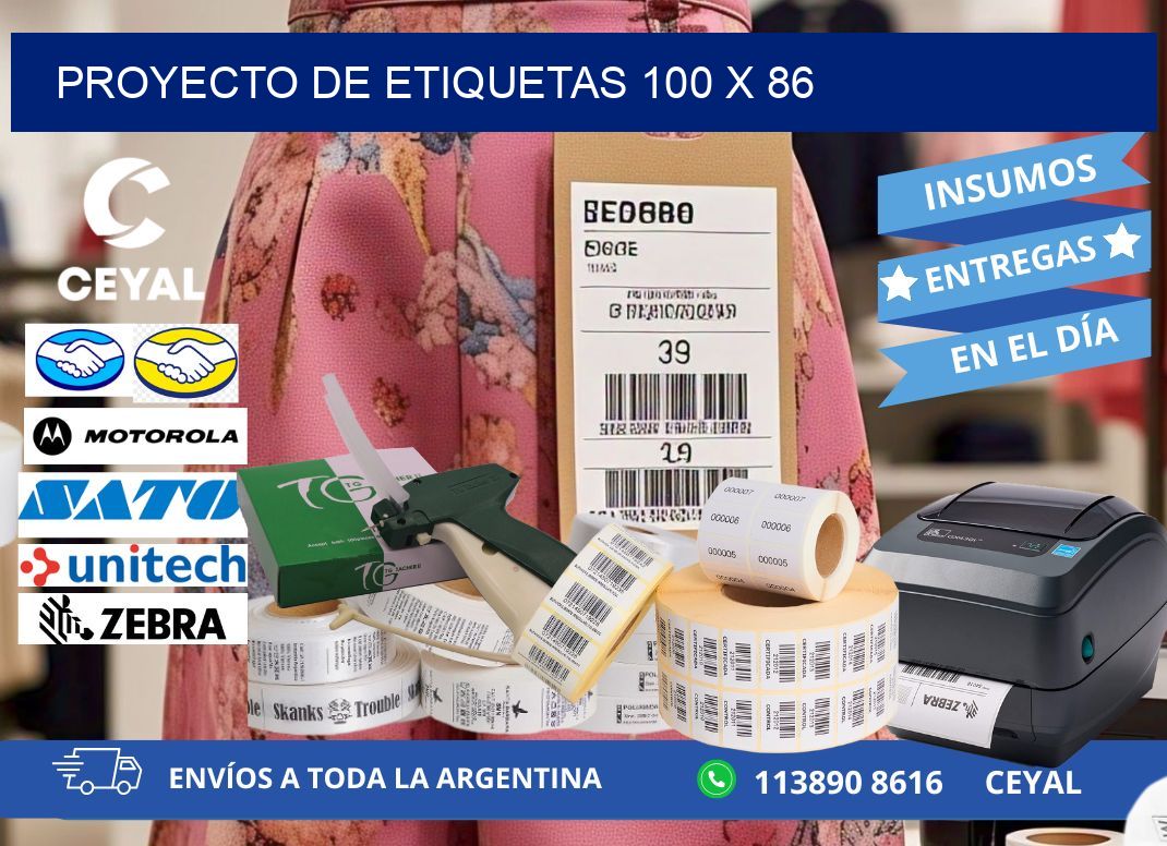 Proyecto de etiquetas 100 x 86