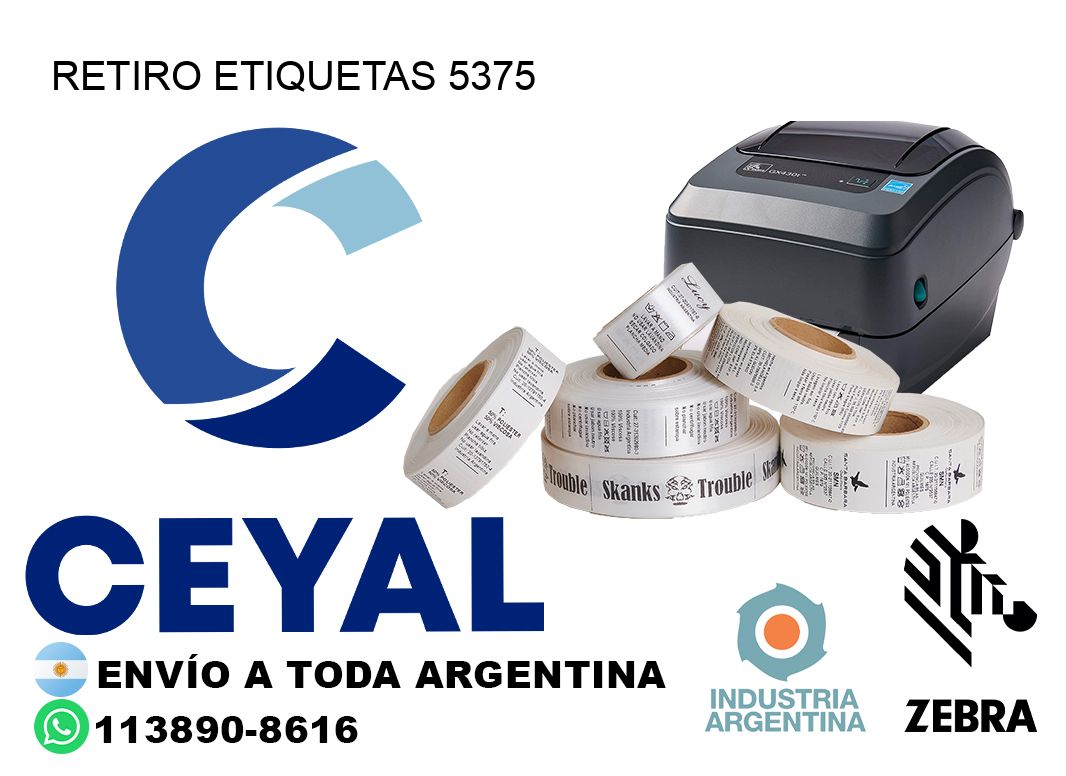 Retiro etiquetas 5375