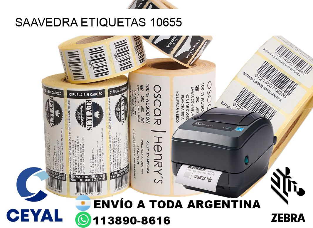 Saavedra etiquetas 10655