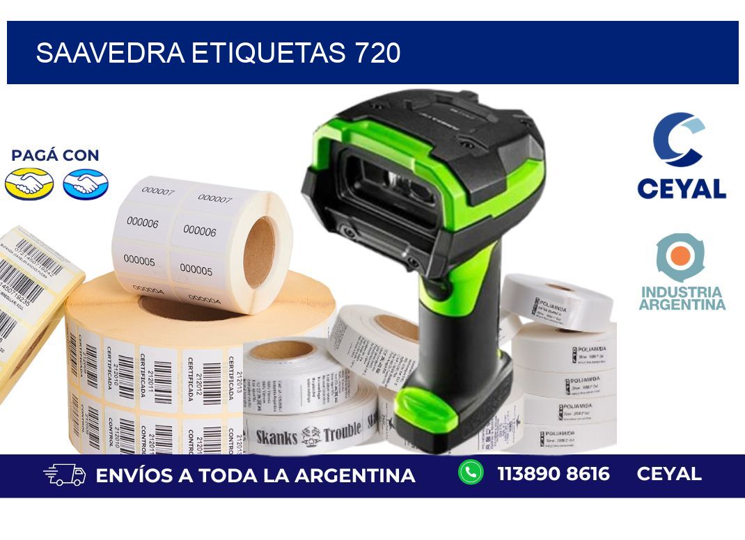 Saavedra etiquetas 720