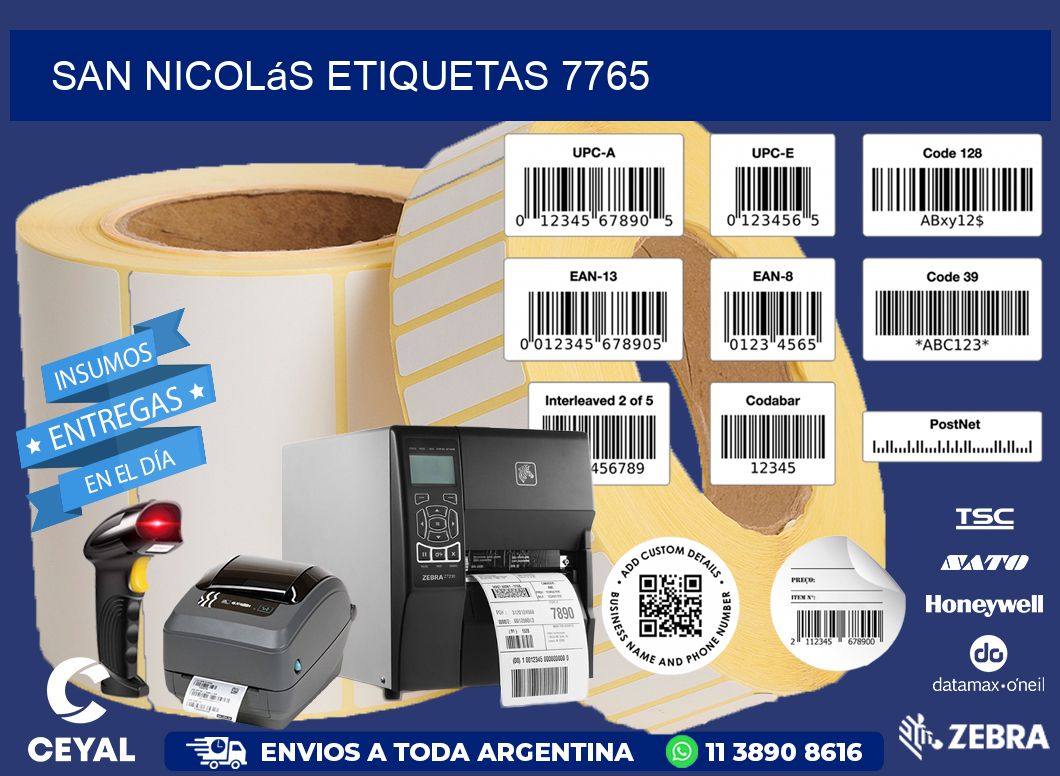 San Nicolás etiquetas 7765