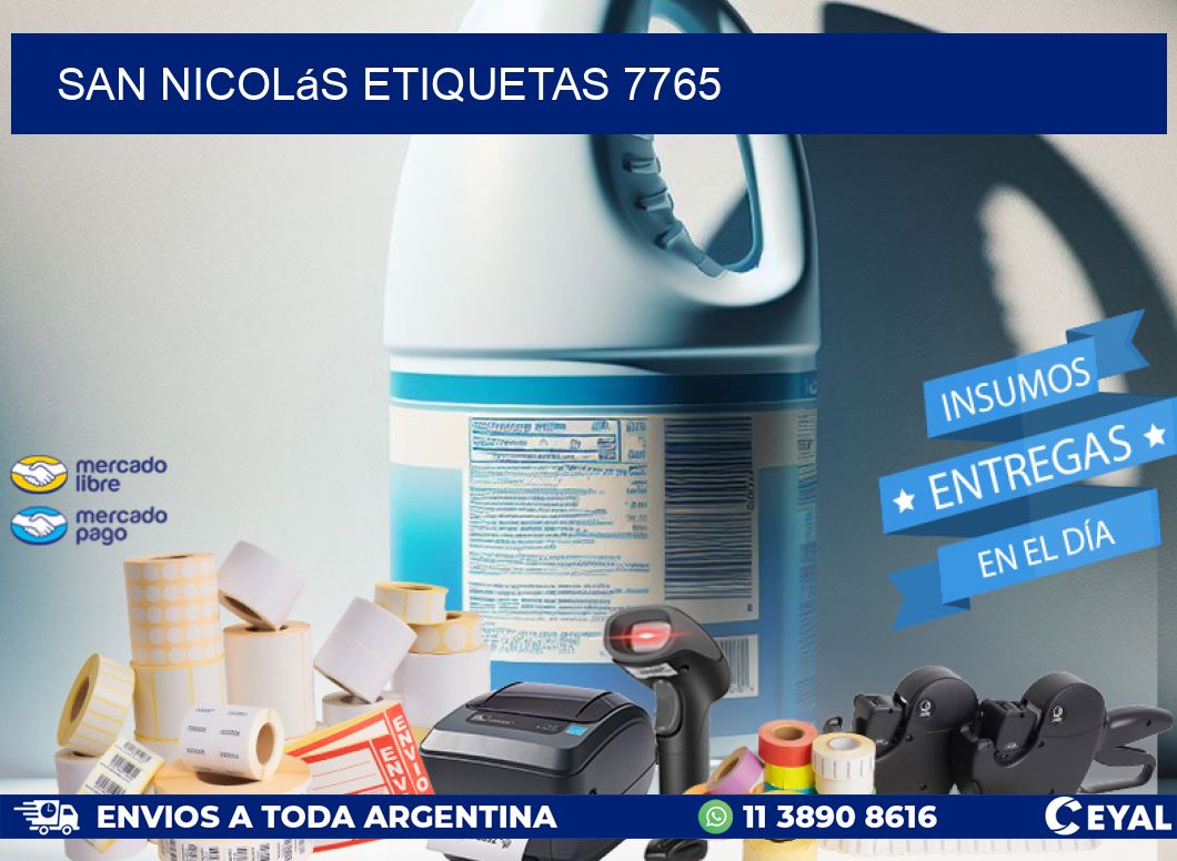 San Nicolás etiquetas 7765