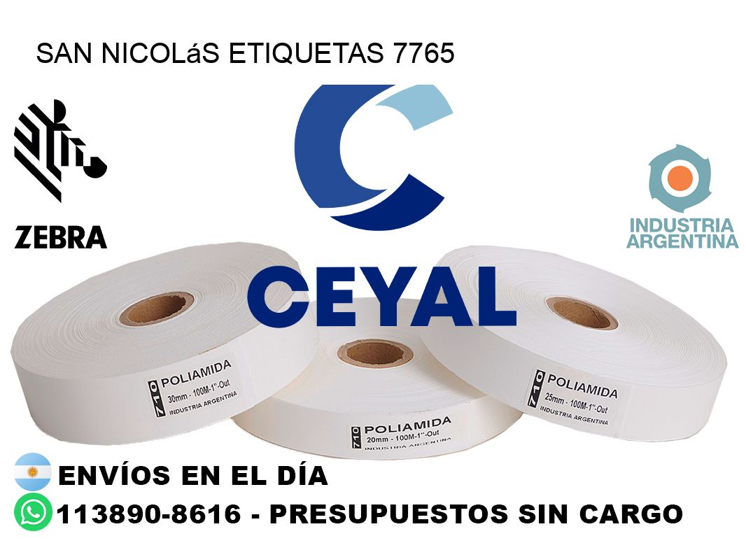 San Nicolás etiquetas 7765