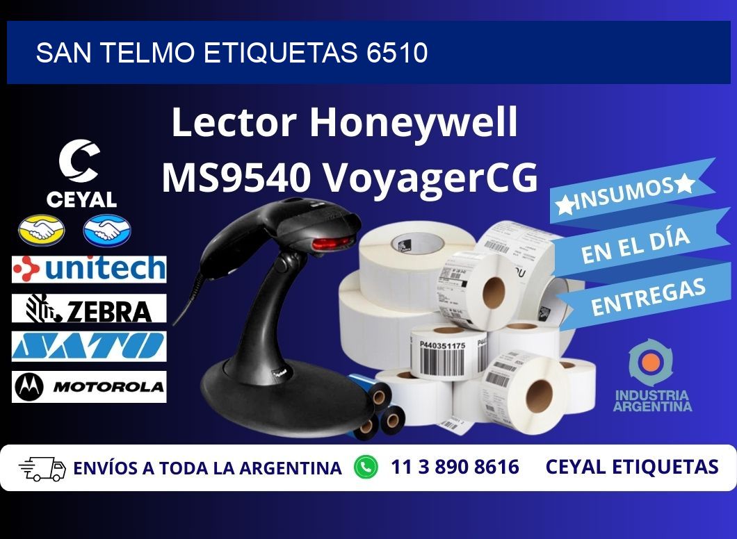 San Telmo etiquetas 6510
