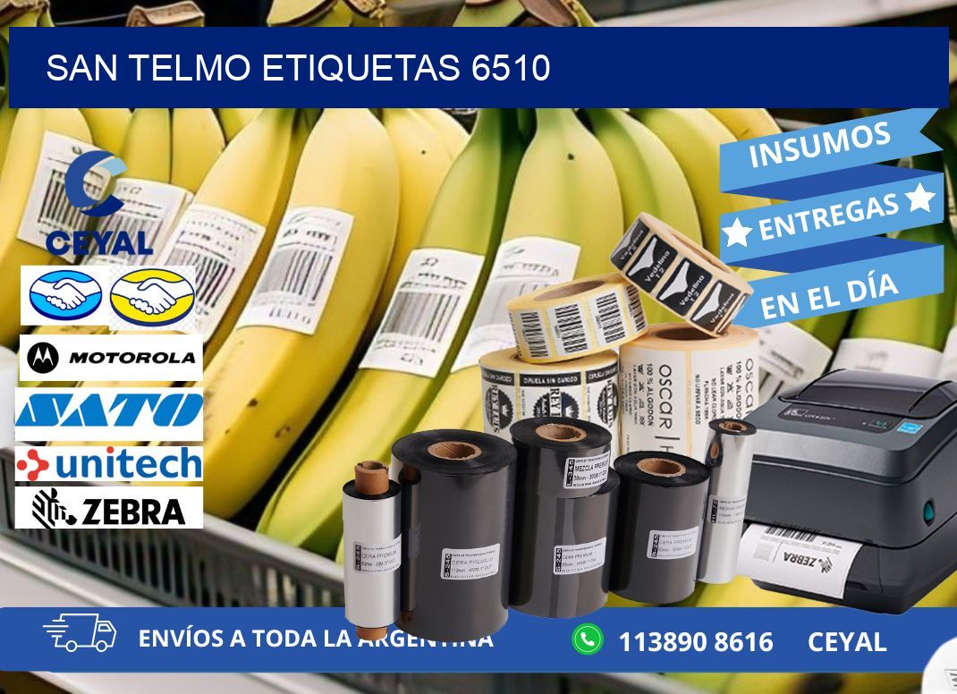 San Telmo etiquetas 6510