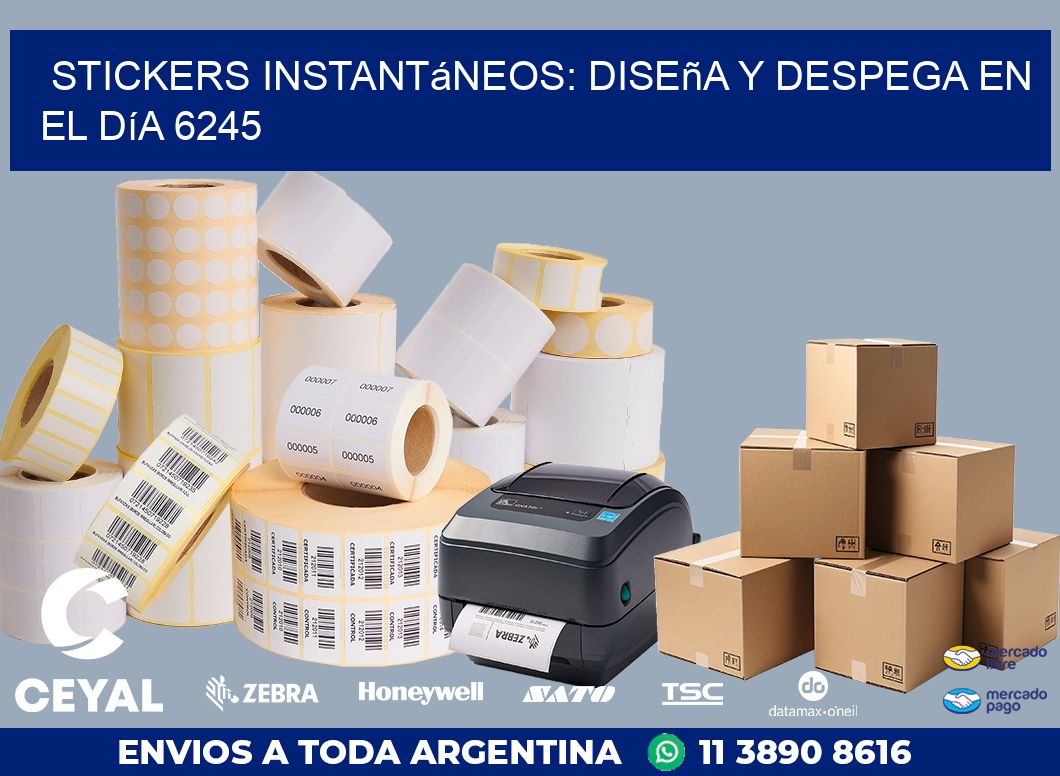 Stickers Instantáneos: Diseña y Despega en el Día 6245