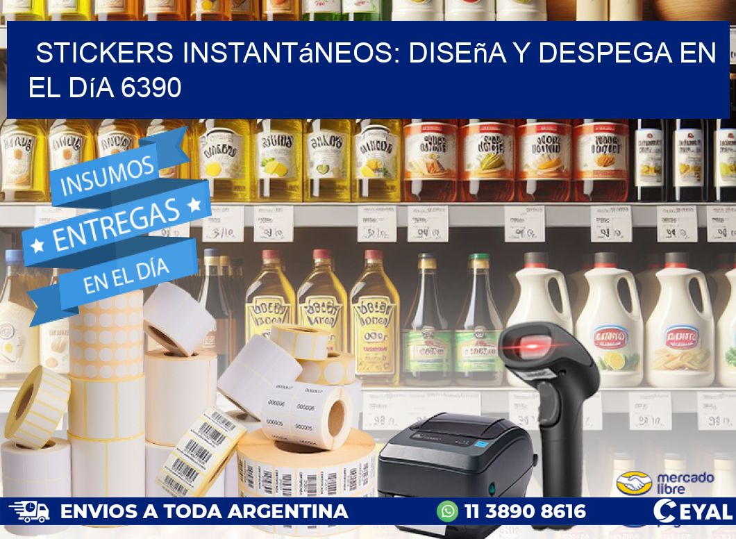Stickers Instantáneos: Diseña y Despega en el Día 6390