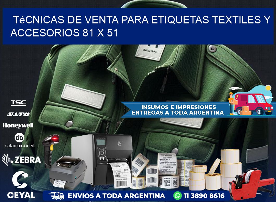Técnicas de Venta para Etiquetas Textiles y Accesorios 81 x 51