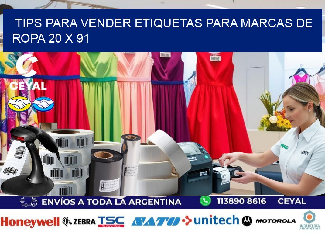 Tips para Vender Etiquetas para Marcas de Ropa 20 x 91