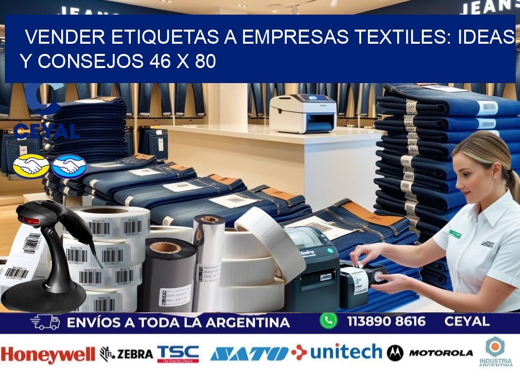 Vender Etiquetas a Empresas Textiles: Ideas y Consejos 46 x 80