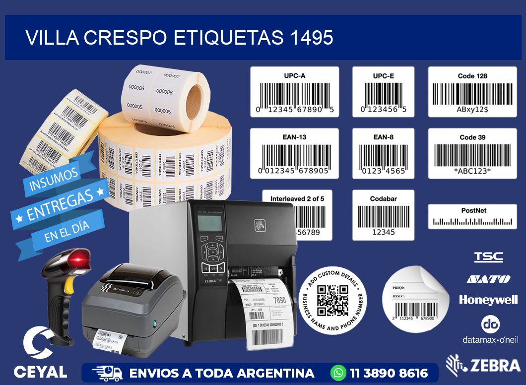 Villa Crespo etiquetas 1495