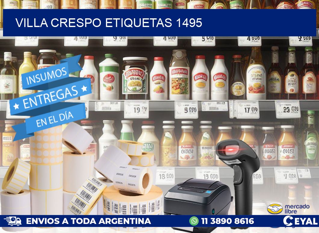 Villa Crespo etiquetas 1495