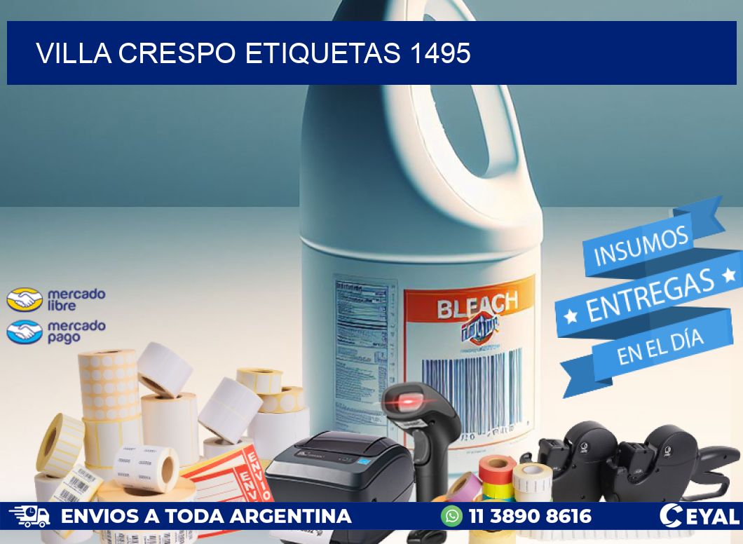 Villa Crespo etiquetas 1495