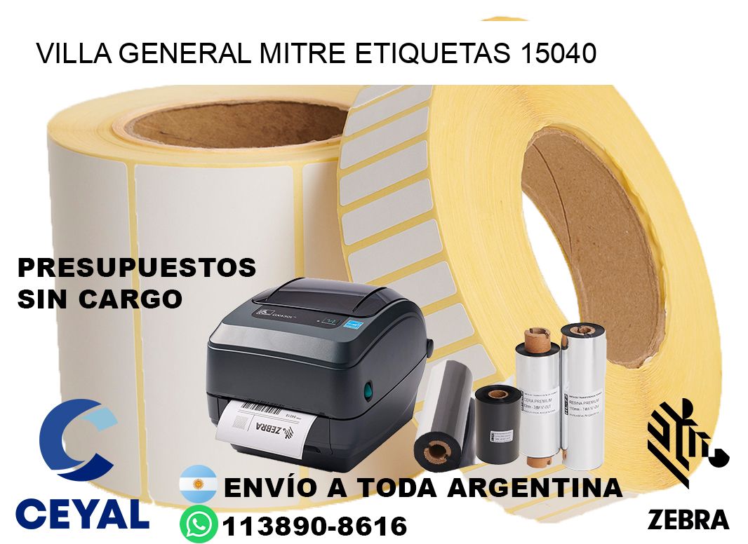 Villa General Mitre etiquetas 15040