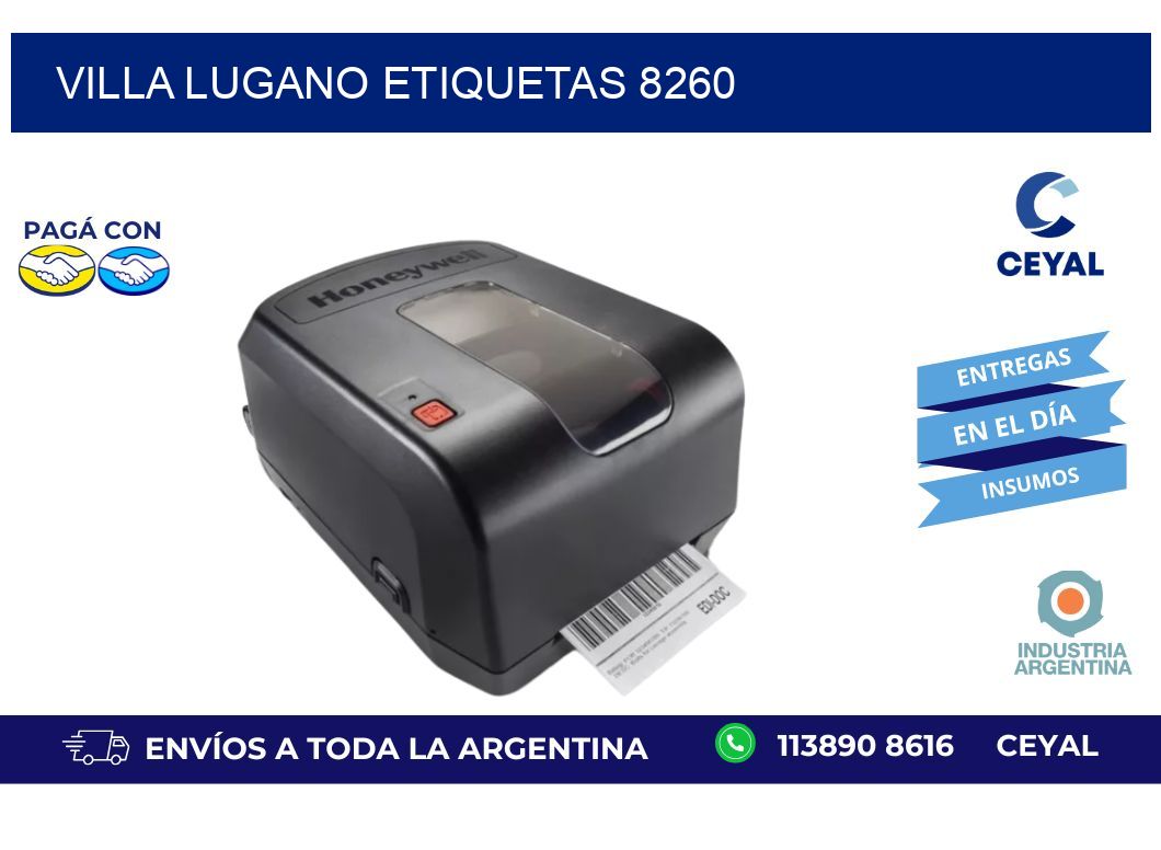 Villa Lugano etiquetas 8260