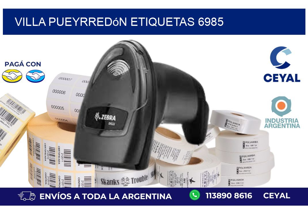Villa Pueyrredón etiquetas 6985
