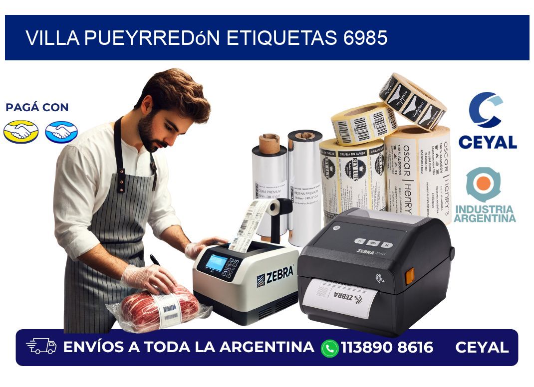 Villa Pueyrredón etiquetas 6985